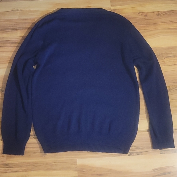 Vintage 60s 70s Golf Sweater L Unisex - Picture 7 of 10